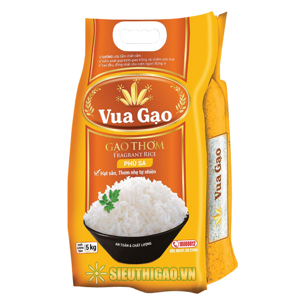 Gạo Thơm Vua Gạo Phù Sa túi 5kg